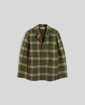 Overshirt Fandango Wint In Lana Shetland Check Verde
