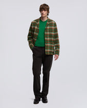 Overshirt Fandango Wint In Lana Shetland Check Verde