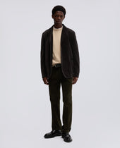 Jacket Isaac In Velluto Marrone
