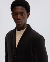 Jacket Isaac In Velluto Marrone