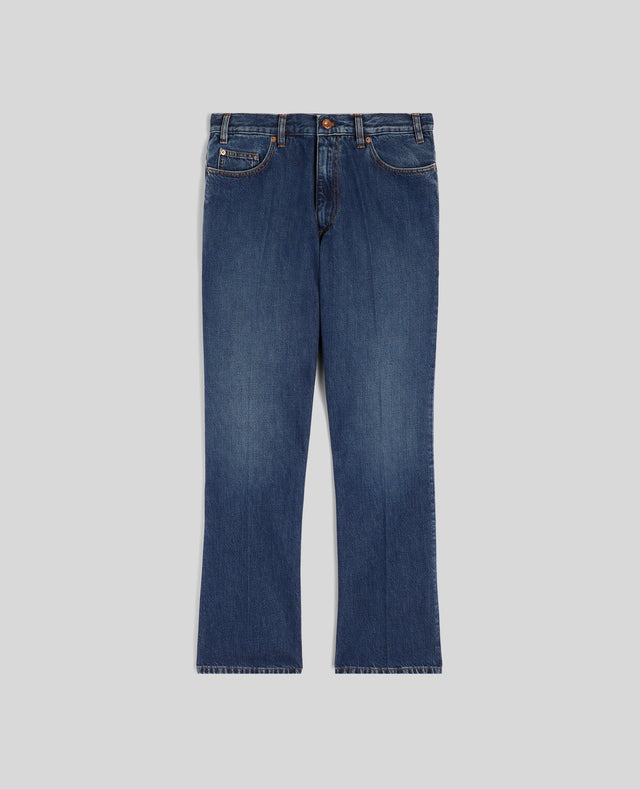 PANTS PRESS IN DENIM DI COTONE - DENIM