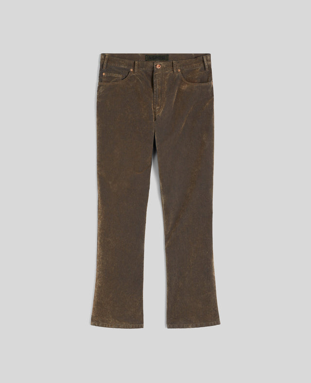 PANTALONE PRESS IN DENIM - TORTORA