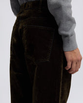Pants Press In Denim Militare