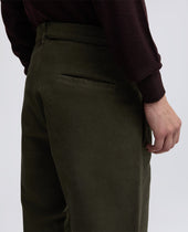 Pants Chino Funzionale In Velluto Militare