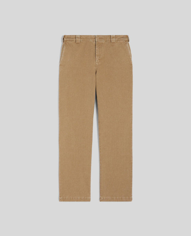 Pants Adrien In Gabardina Di Cotone Coloniale