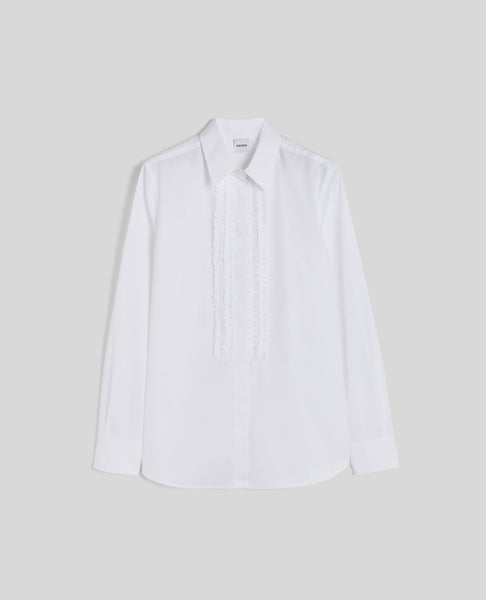COTTON SHIRT WITH RUFFLES