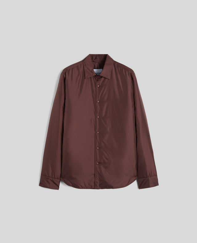 SHIRT RE SHIRT IN NYLON - BORDEAUX