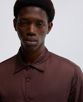 Shirt Re Shirt In Nylon Bordeaux