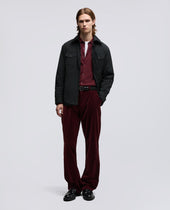 Shirt Giles In Taffeta Nero