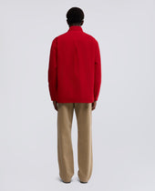 Shirt Giles In Taffeta Rosso