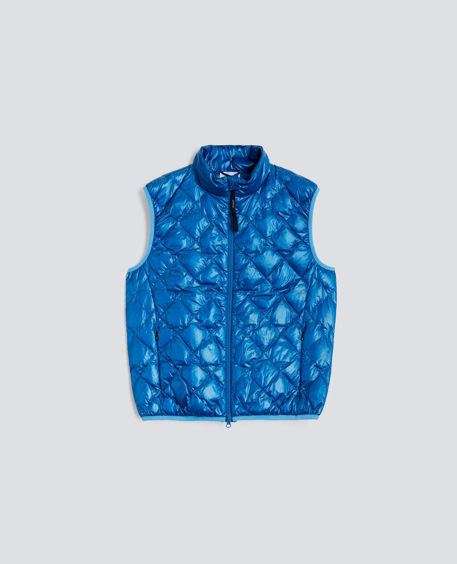 GILET YAMASAKI IN RIPSTOP - AZZURRO