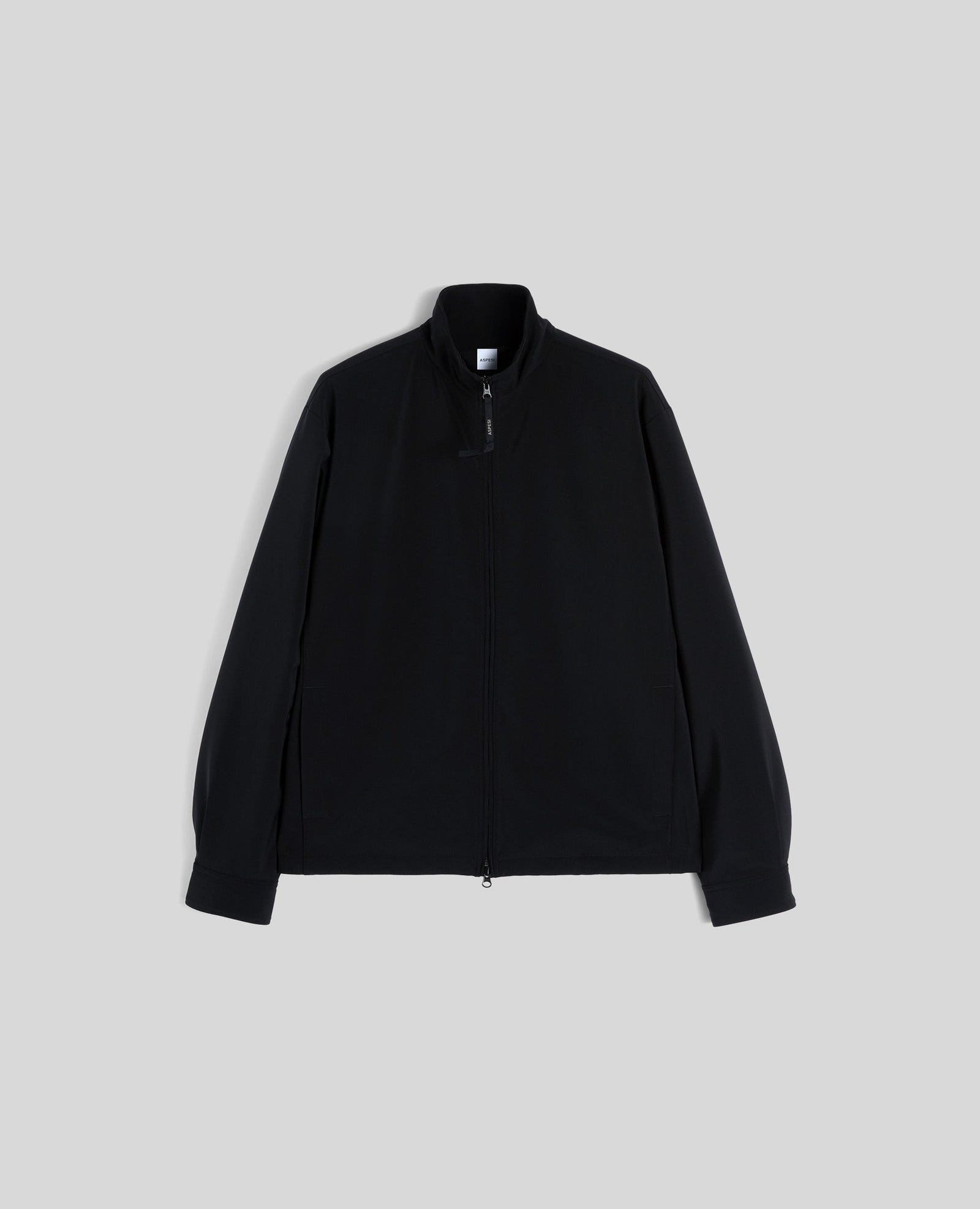 Giubbotto Mack In Twill Di Tessuto Tecnico Nero