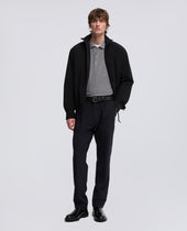 Giubbotto Mack In Twill Di Tessuto Tecnico Nero