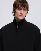 Giubbotto Mack In Twill Di Tessuto Tecnico Nero