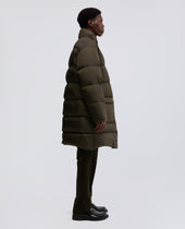 Coat Moschino In Nylon Riciclato Militare