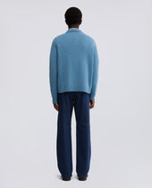 Polo In Cashmere Azzurro