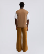 Gilet In Cashmere Cammello