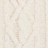 Sweater In Lana A Trecce Naturale