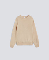 Sweater In Lana E Cashmere Naturale