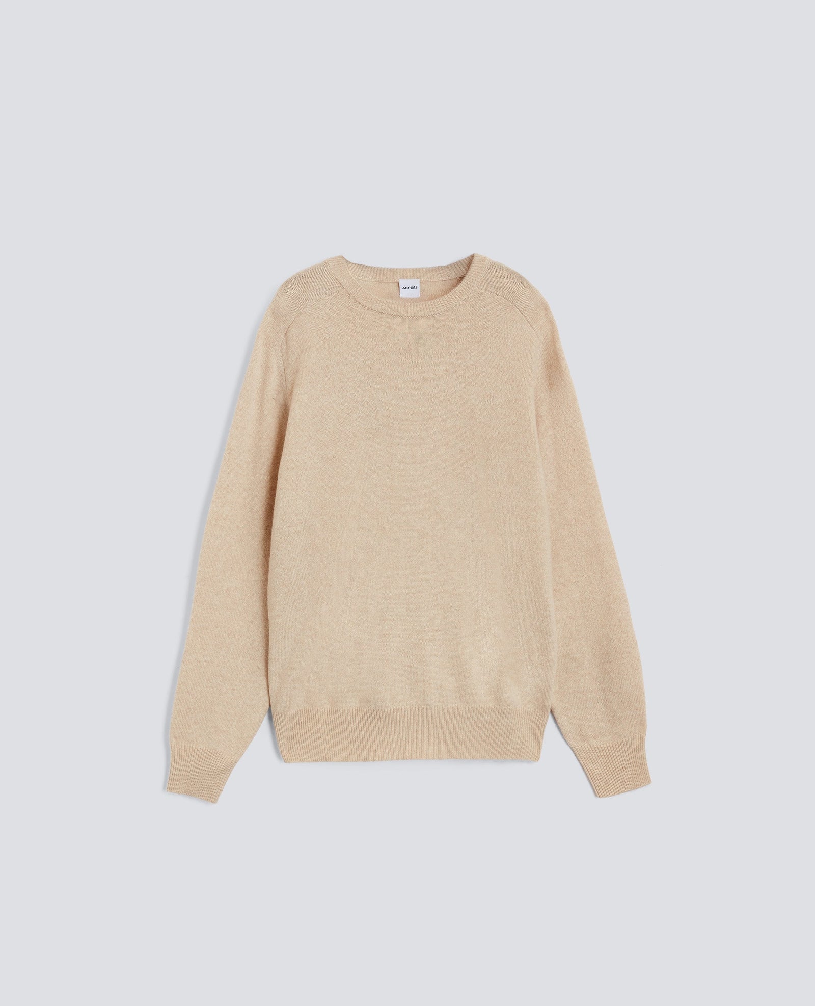 SWEATER IN LANA E CASHMERE - NATURALE