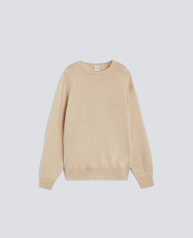 SWEATER IN LANA E CASHMERE - NATURALE