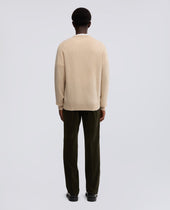 Sweater In Lana E Cashmere Naturale