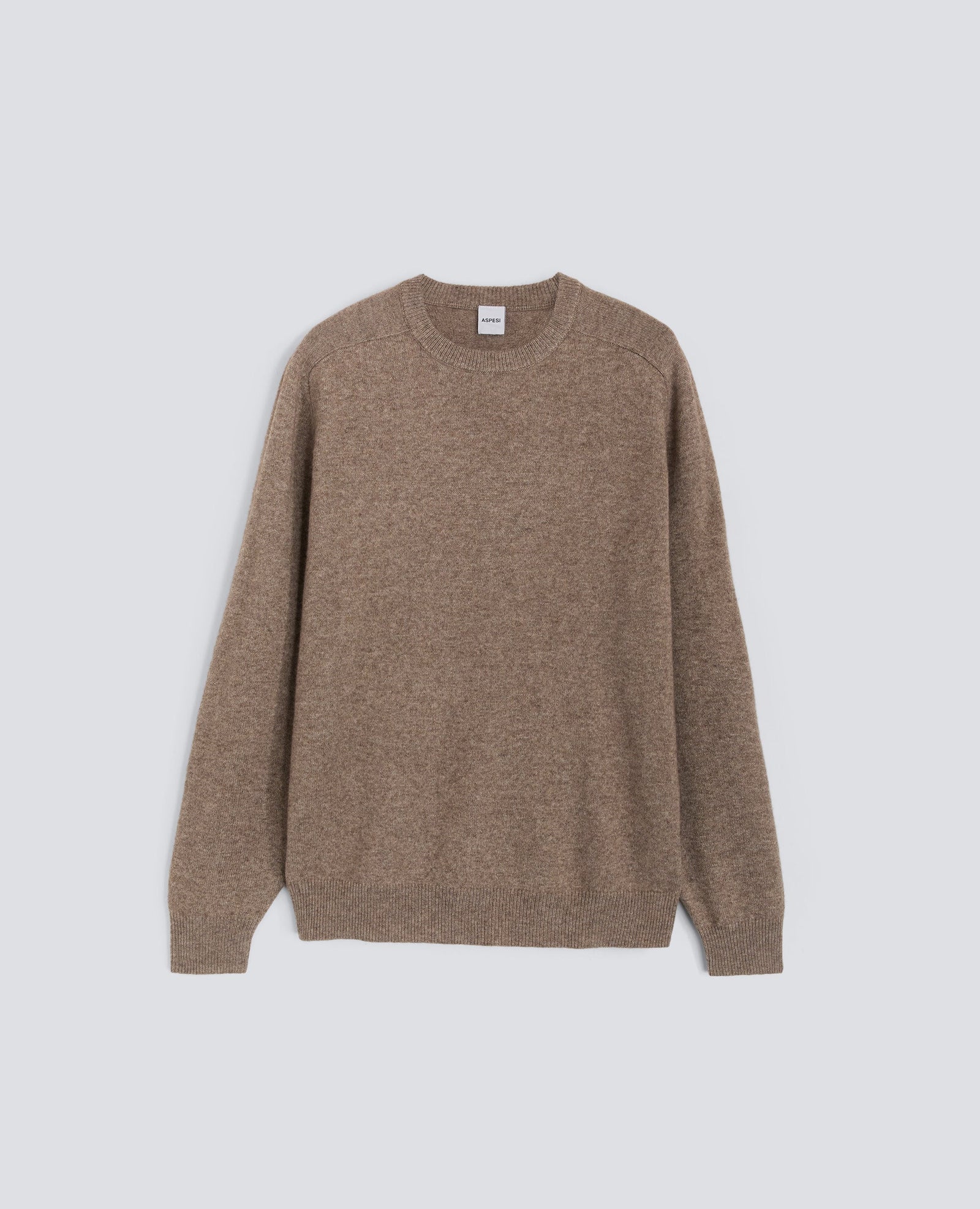SWEATER IN LANA E CASHMERE - TORTORA