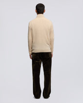 Sweater Con Collo Alto Naturale