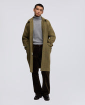 Sweater Dolcevita In Lana Super Geelong Grigio