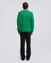 Maglia Girocollo In Lana Shetland Bandiera
