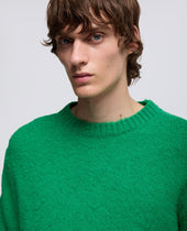 Maglia Girocollo In Lana Shetland Bandiera