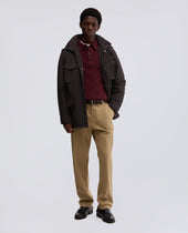 Polo In Lana Shetland Bordeaux