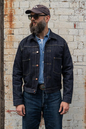 W8 SELVEDGE DENIM TYPE II JACKET IN JAPANESE 14OZ INDIGO
