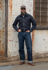 W8 SELVEDGE DENIM TYPE II JACKET IN JAPANESE 14OZ INDIGO