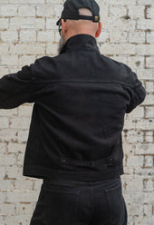 W8 TYPE II SELVEDGE DENIM JACKET IN ITALIAN 14.5OZ 'STAY BLACK'