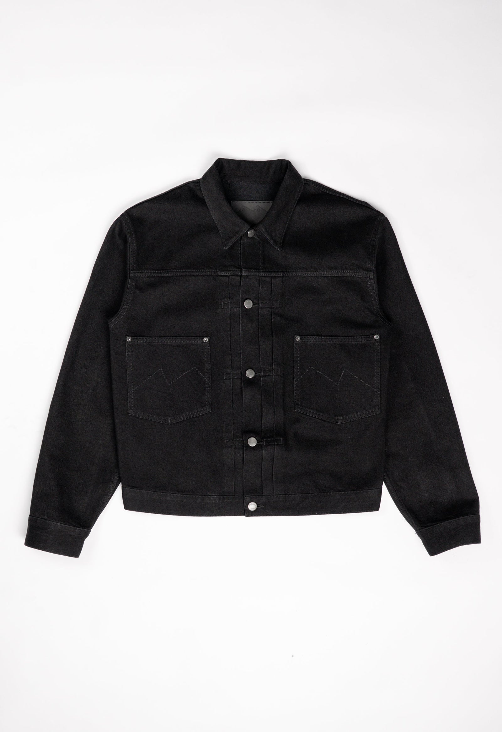 W8 TYPE II SELVEDGE DENIM JACKET IN ITALIAN 14.5OZ 'STAY BLACK'
