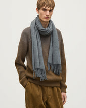 Mid Grey Cashmere Stole