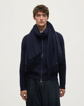 Dark Navy Cashmere Stole