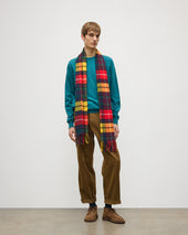 Buchanan Tartan Wide Cashmere Scarf