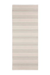 Lightweight Stripy Natural Cashmere Scarf