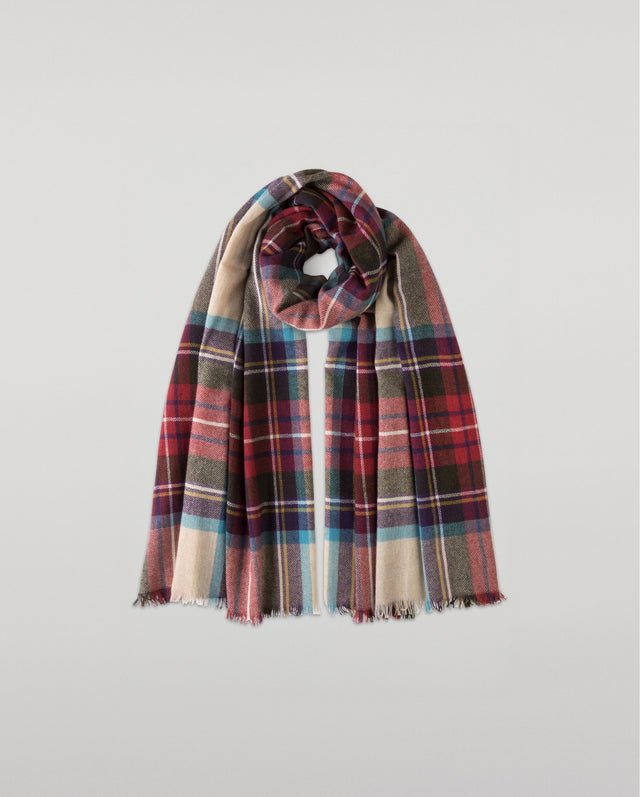 Hessian Dress Stewart Tartan Lightweight Cashmere Stole