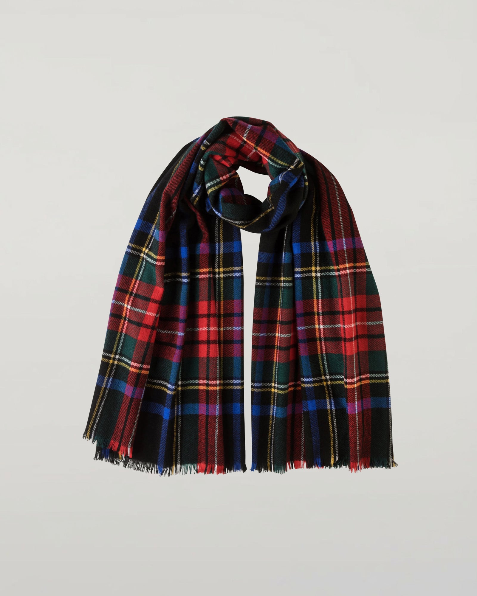 Stewart Tartan Lightweight Cashmere Stole