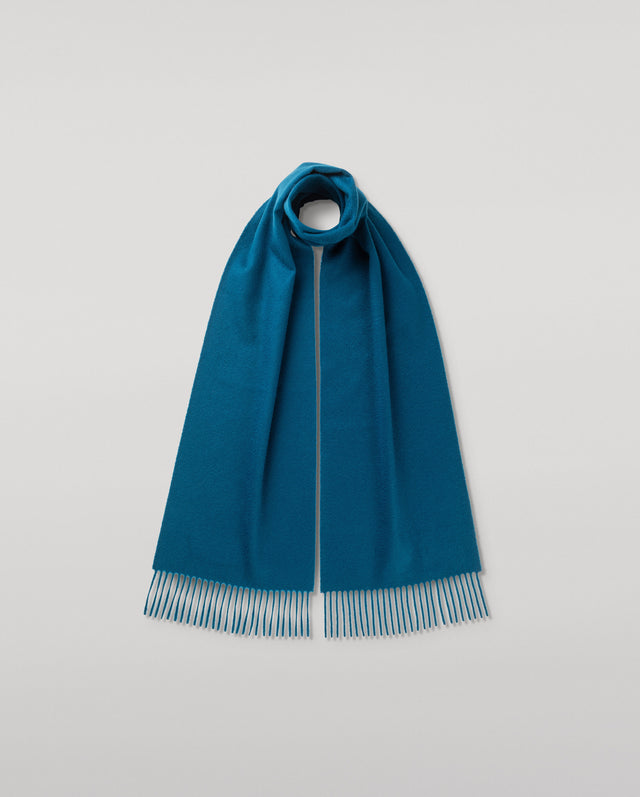 Blue Cashmere Scarf