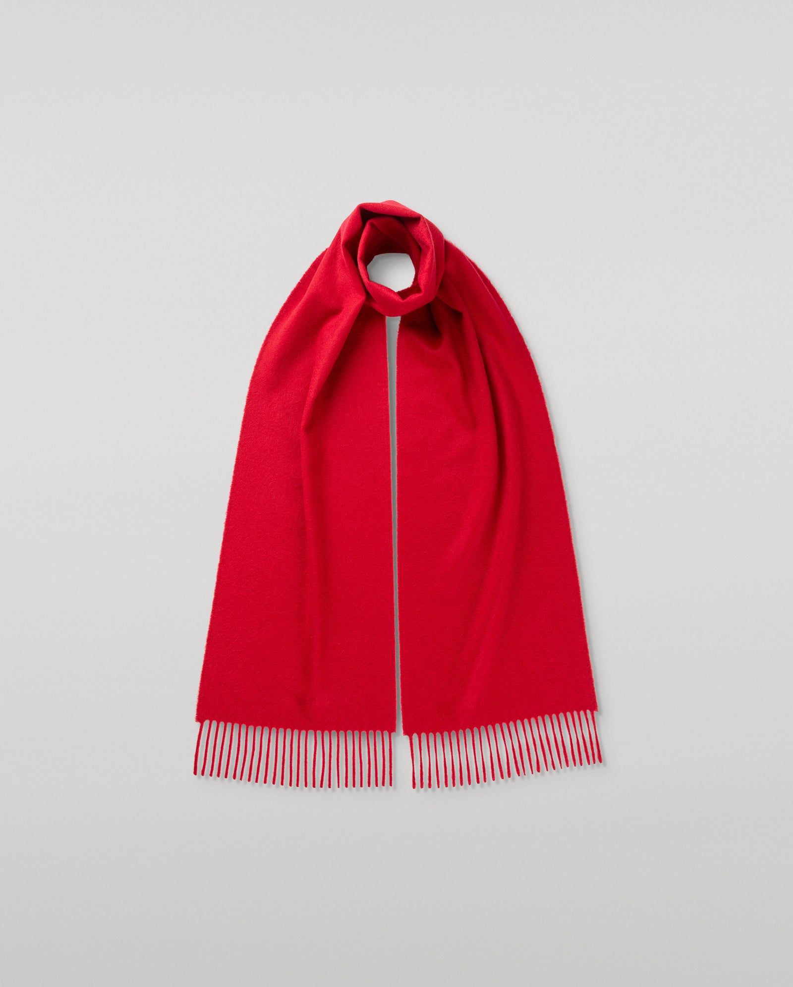 Red Cashmere Scarf
