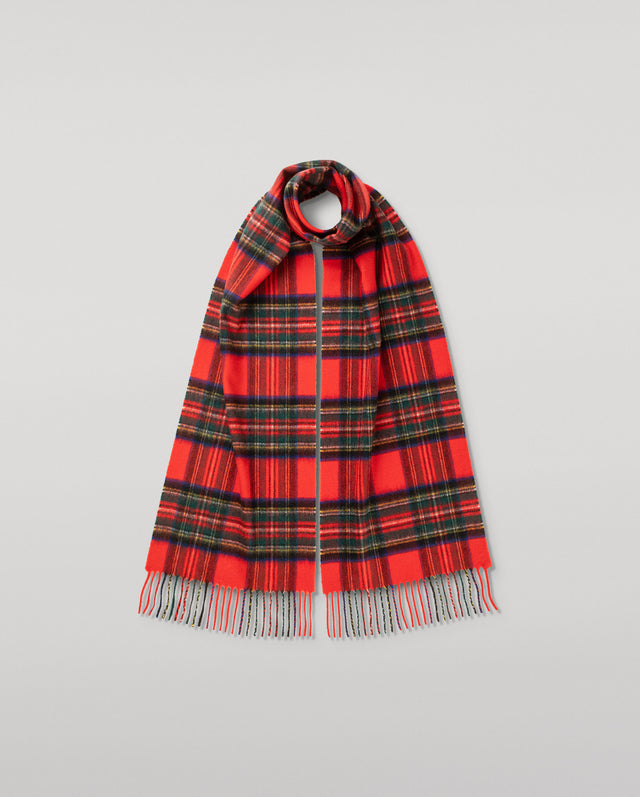 Royal Stewart Tartan Cashmere Scarf