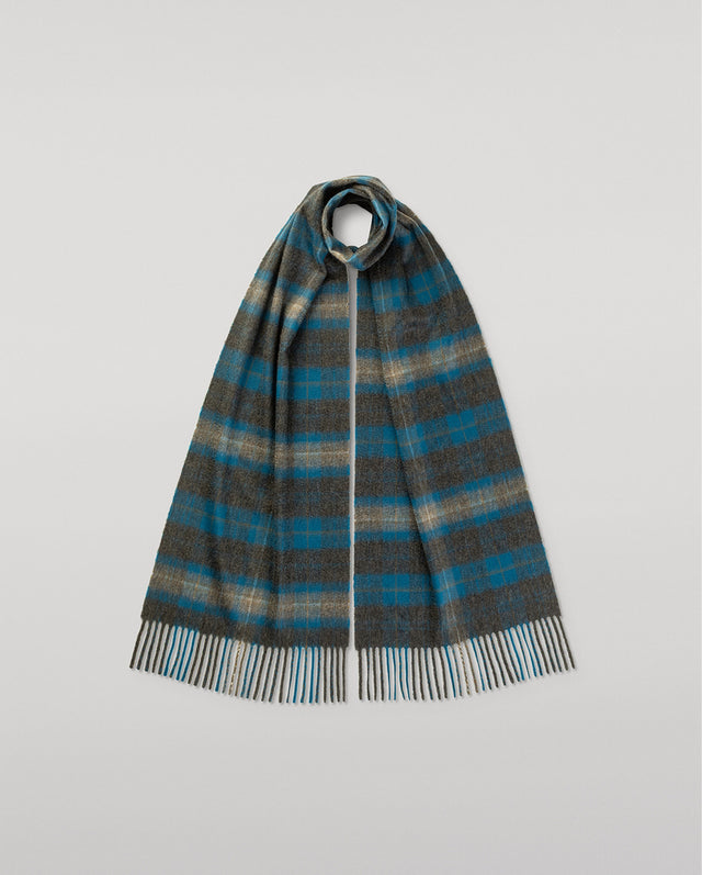 Plaid Cashmere Scarf