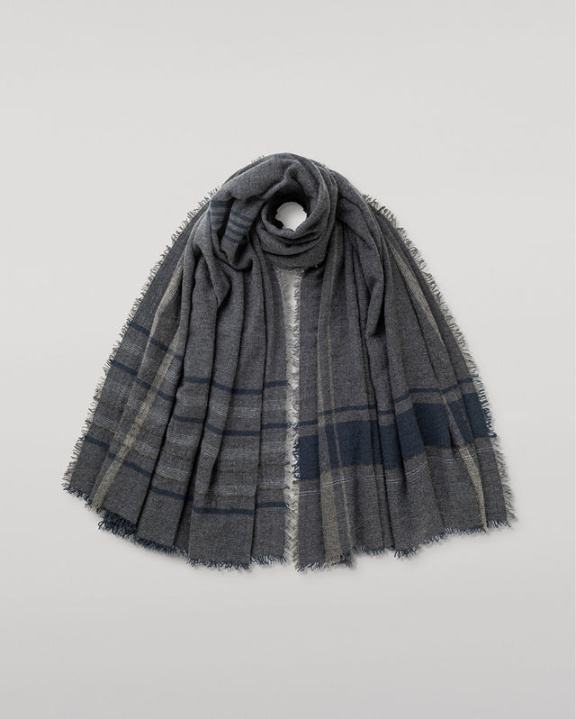 Gullane Dark Cashmere Stole
