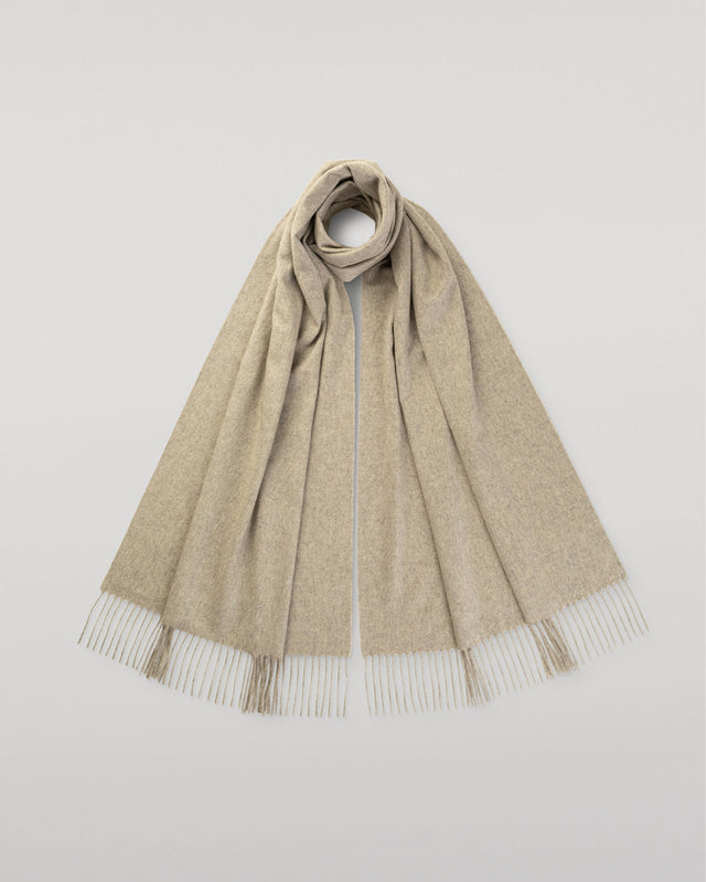 Grey Recycled Cashmere Scarf