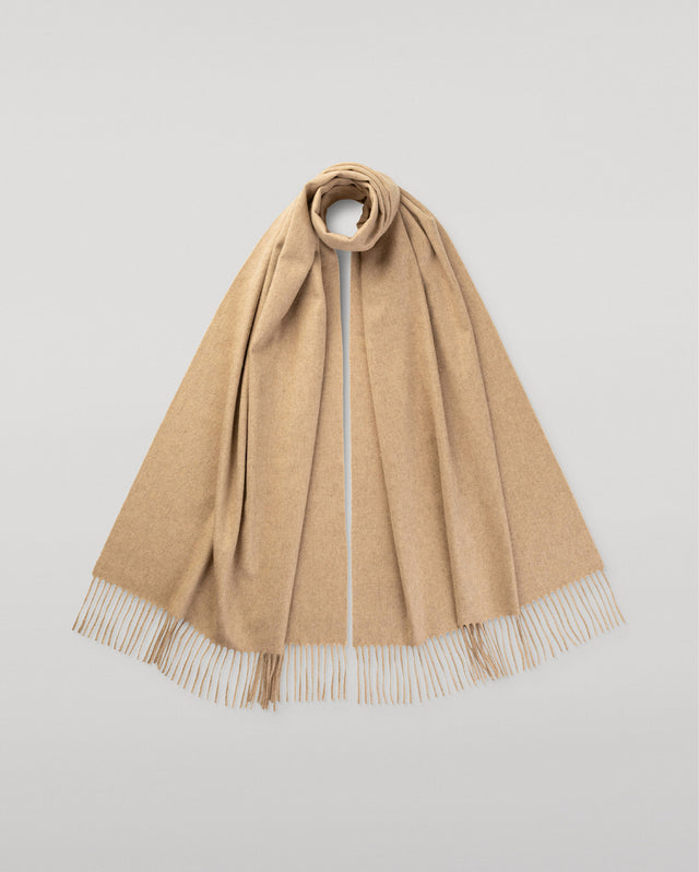Natural Recycled Cashmere Scarf