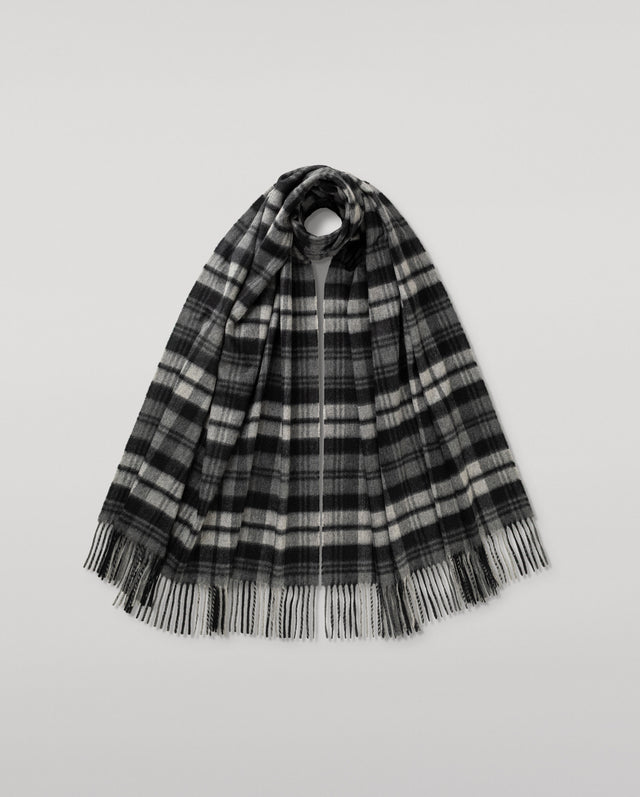 Grey Watch Dress Tartan Cashmere Stole